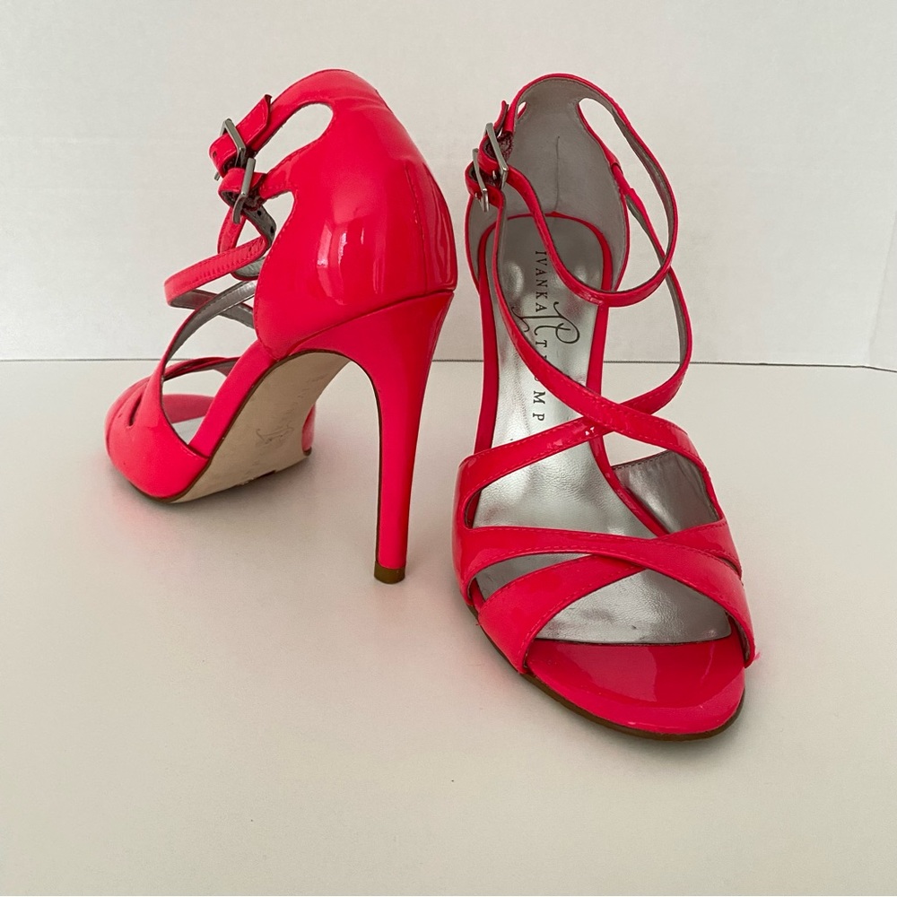 4” High heels hot pink sandals